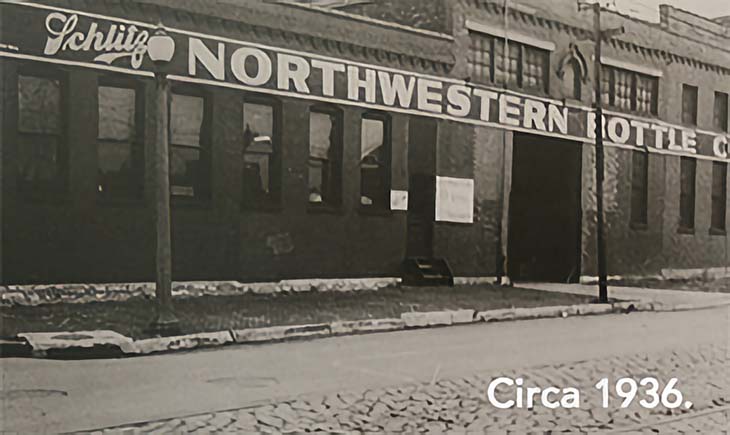 Northwestern Bottle Co. circa 1936.