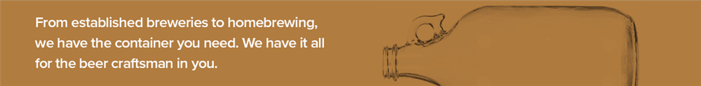 From established breweries to homebrewing, we have the container you need. We have it all for the beer craftsman in you.