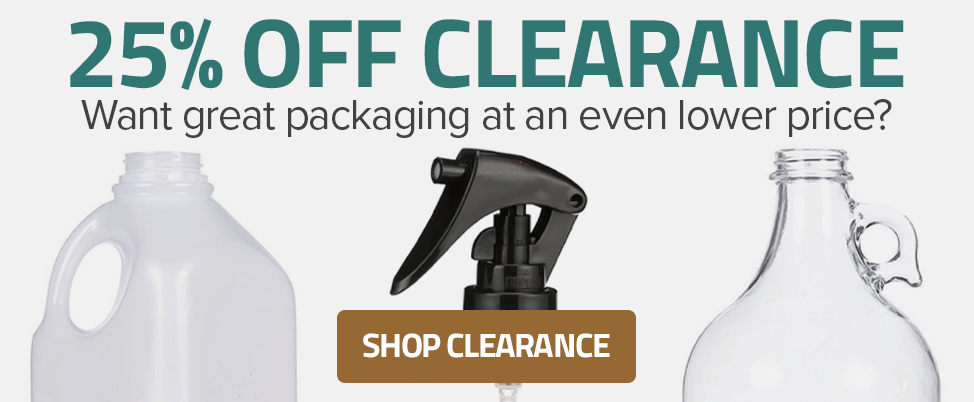 Want great packaging at an even lower price? Get 25% off Clearance.