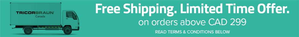 Introducing a new way to save at Packaging Options Direct. We know that shipping charges can get expensive. Starting today, get free ground shipping on orders $149 or more. This is a perfect way to order large quantities of packaging supplies and stock up for the new year.